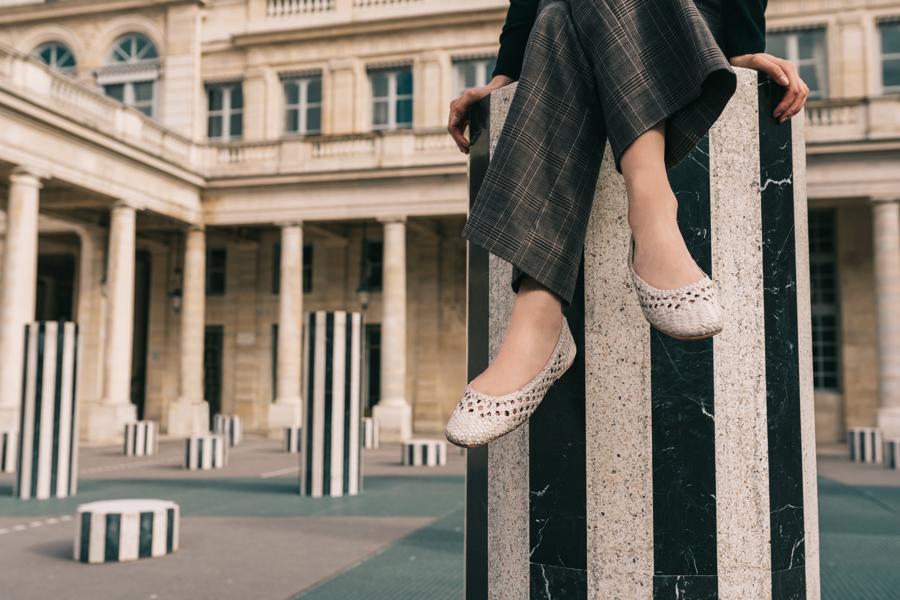 black ballet shoes, black ballet pumps Melvin & Hamilton