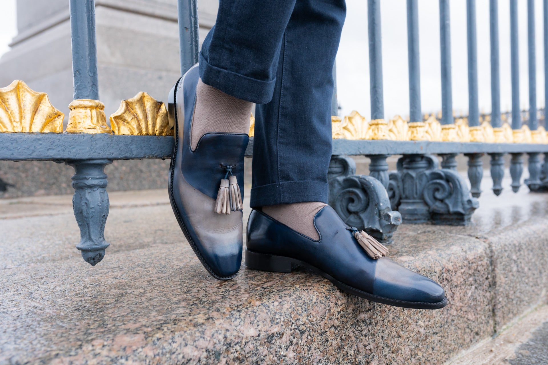 Loafer and store socks