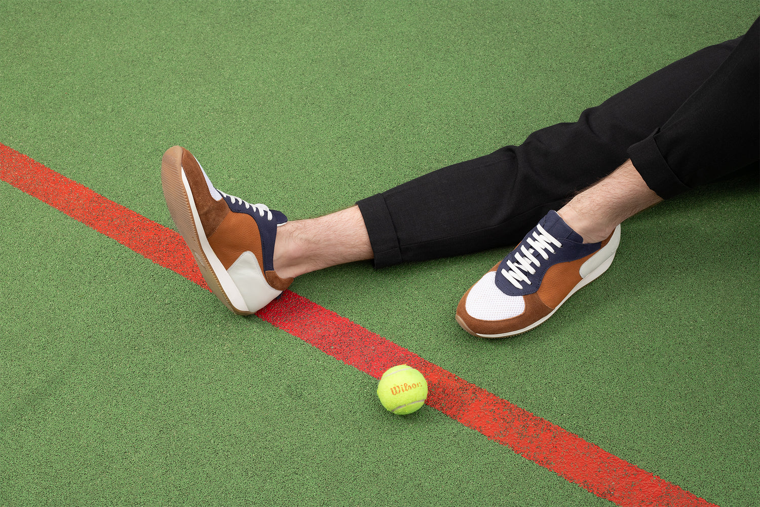 Tennis shoes with on sale chinos